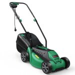 Tondeuse � gazon �lectrique - 1600 w - largeur de coupe 32 cm - bac de ramassage 30 l - 3 hauteurs r�glable ...