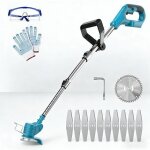 Tondeuse � gazon �lectrique puissante pour makita broche de batterie 18v sans fil pour jardin longueur ...