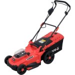 Tondeuse � gazon �lectrique - yato - 43 cm - 2x18v - 2 batteries 4 ah incluses - chargeur double rapide ...