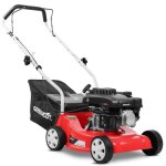Tondeuse  gazon essence 132cc 5cv moteur 4t ohv traction manuelle lame 390mm hauteur rglable panier ...
