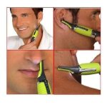 Tondeuse pour nez et oreilles - micro trimmer tactile max - batterie rechargeable - accessoires inclus ...