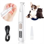 Tondeuse pour pattes de chien tondeuse pour poils danimaux tondeuse pour pattes de chien avec lumi�re ...