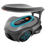 Tondeuse robot - gardena - smart sileno max 1200 - surface 1200 m - duoconnect - bluetooth + abri avec ...
