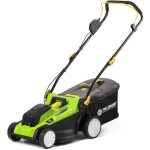 Tondeuse sans fil - fieldmann - 20v - coupe 37 cm - hauteur max 75 mm - batterie et chargeur non inclus ...