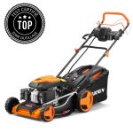 Tondeuse thermique autotracte dmarrage lectrique 196cm3 51cm - fuxtec fx - rm5196es - 6cv 60l
