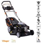 Tondeuse tractée mulching démarrage électrique 173cc 4 en 1 lame 50cm villager falcon 5111t - es Tondeuse tractée mulching démarrage électrique 173cc 4 en 1 lame 50cm villager falcon 5111t - es