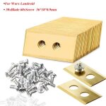 Tondeuseworx landroid ? lame de rechange pour tondeuse  gazon robot 36x18x0. 9mm avec 2 trous anti - ...
