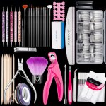 Tonlrgy kit professionnel de nail art 500 pi�ces 10 tailles diff�rentes manucure fran�aise transparente. ...