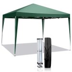 Tonnelle 3 x 3 m pop - up tonnelle pliante imperm�able pour festivals plages terrasse vert