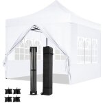 Tonnelle 3x3m tonnelle pliante de jardin impermable avec 4 cts - barnum pliable pavillon extrieur ...