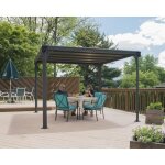 Tonnelle autoportante milano 3000 - 9, 6 m² - aluminium et polycarbonate palram Tonnelle autoportante milano 3000 - 9, 6 m² - aluminium et polycarbonate palram