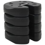 Tonnelle - gloriette - barnum - poids pour belvdre 4 pcs noir 220x50 mm bton - yw tech dio7380740037881 ...
