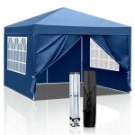 Tonnelle de jardin3x3m tonnelle pliante pop - up de jardinprotection du soleil uv 50 + avec sac