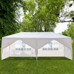Tonnelle de jardintente de r�ception chapiteau - 3 * 6m - 6 pi�ces - blanc