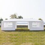 Tonnelle de jardintente de r�ception chapiteau - 3 * 9m - 7 pi�ces - blanc