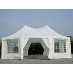 Tonnelle de jardin - pavillo - octogonale 68x5 m - 45 personnes - métal - modulable Tonnelle de jardin - pavillo - octogonale 68x5 m - 45 personnes - métal - modulable