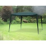Tonnelle - pavillon de jardin - vert - 3x3m - r�sistant � leau - montage facile