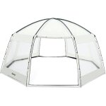 Tonnelle pour piscines rondes - bestway - 600 x 295 cm - protection contre le soleil et leau en 2 couches ...