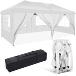 Tonnelle pliante 3x6 m tonnelle de jardin impermable avec 6 cts barnum professionnel chapiteau pliable ...