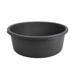 Toolland cuve de chantier rond plastique noir 45 l