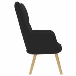 Top 2026 chaise de relaxation - fauteuil 1 place - noir tissu - 61. 5x69x95. 5 cm ff4489