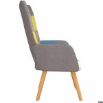 Top 2026 chaise de relaxation - fauteuil 1 place - patchwork tissu - 61. 5x69x95. 5 cm ff4350