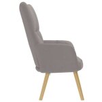 Top 2026 chaise de relaxation - fauteuil 1 place - taupe tissu - 61. 5x69x95. 5 cm ff4493
