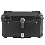 Top case moto 65l - shipenophy - noir - aluminium - imperm�able - 2 cl�s