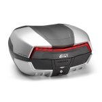 Top case moto couvercle givi cata - rouge - 58 l