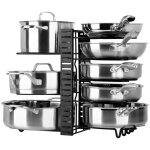 Toplife porte - casseroles 3 diy mthodes porte - casseroles support en acier inoxydable rangement cuisine ...