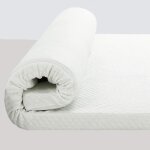 Topper s�rmatelas � m�moire de forme 150x200cm - epaisseur 4cm - relaxe la pression lombaire et r�duit ...