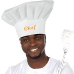 Toque cuisinier pour adulte - taille unique