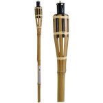 Torche en bambou - l120cm - brun - extérieur - jardin Torche en bambou - l120cm - brun - extérieur - jardin