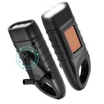 Torche  manivelle 2 pices torche dynamo led rechargeable avec manivelle lampe  manivelle durgence ...