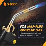 Torche au propane mapp barbecue  souder au chalumeau propane chalumeau  souder pour plomberie robuste ...