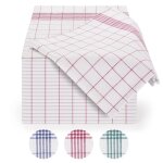 Torchons de cuisine (lot de 6) - 40 x 60 cm - torchon vaisselle avec accroche - 100% coton - trs absorbant ...