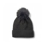 Torrente couture bonnet femme pompon ? ultra doux & chaud pompon noir femme