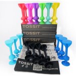 Tossit jeu flchettes ventouse ptanque intrieur extrieur sol mur silicone puissant 8 couleurs quad ...