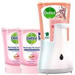 No - touch - kit distributeur automatique savon liquide mains et 2 recharges karit� 250ml