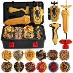 Toupie de comptition - arene - arene - 12 gyroscopes - metteur cble bidirectionnel - lanceur toupie ...