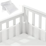 Tour de lit b�b� lot de 2 protection de lit bordure anti - chocs maille respirante s�curit� b�b� protection ...