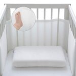 Tour de lit bébé respirant babymatex - bump air - 360 cm - blanc - mixte Tour de lit bébé respirant babymatex - bump air - 360 cm - blanc - mixte