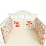 Tour de lit b�b� ensemble 30 * 30cm pare - choc de lit enfant renard 6pi�ces