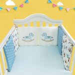 Tour de lit bébé protection literie enfant coussin 6 pièce 30 * 30cm - troyen - blanc Tour de lit bébé protection literie enfant coussin 6 pièce 30 * 30cm - troyen - blanc