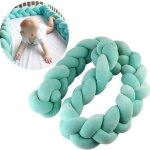Tour de lit bb tress pare - chocs velours protection bb scurit tour de canap souple pour bb ...