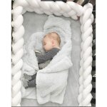 Tour de lit tresse - douce tour de lit bebe 2m avec cordon dattache pour la sécurité de votre bébé - ... Tour de lit tresse - douce tour de lit bebe 2m avec cordon dattache pour la sécurité de votre bébé - ...