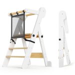 Tour d?observation montessori pliable compacte et l�g�re avec sac en filet pour enfants montessori learning ...