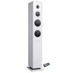 Tour de son hp33 - cd - white avec lecteur cd bluetooth fm et usb 100w + télécommande Tour de son hp33 - cd - white avec lecteur cd bluetooth fm et usb 100w + télécommande