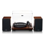 Lenco ls - 600wa - tourne - disque avec amplificateur intgr et bluetooth plus 2 haut - parleurs externes ...