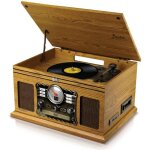 Tourne - disque - britz - vintage - 2x50w - bluetooth - usb / sd - radio fm Tourne - disque - britz - vintage - 2x50w - bluetooth - usb / sd - radio fm
